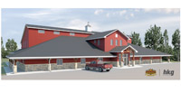 Artist rendition of North Central Farmers Elevator building